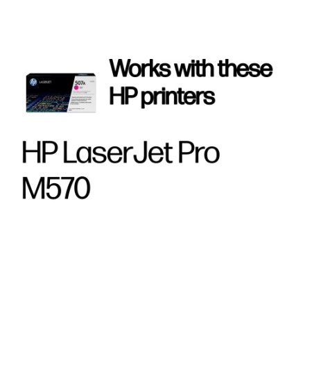 HP 507A (CE403A) Lazerinė kasetė, Purpurinė