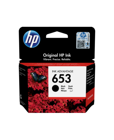 HP 653 (3YM75AE) Rašalinė kasetė, Juoda