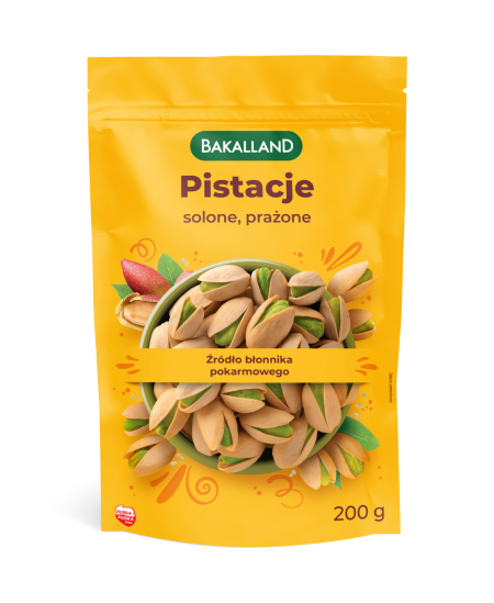 Pistacijos, skrudintos, sūdytos, BAKALLAND, 200 g