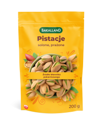 Pistacijos, skrudintos, sūdytos, BAKALLAND, 200 g
