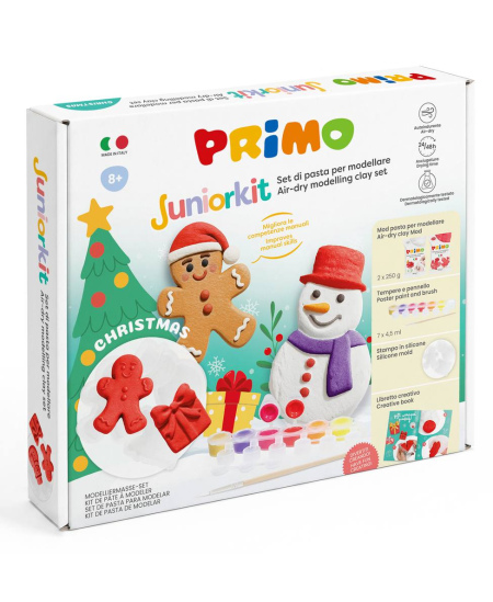 Kūrybinis molio lipdymo ir dekoravimo rinkinys PRIMO Christmas (8+)
