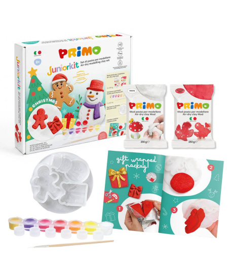 Kūrybinis molio lipdymo ir dekoravimo rinkinys PRIMO Christmas (8+)