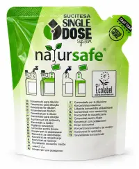 Universalus paviršių valiklis NATURSAFE PLUS QUICK, koncentratas MINI, 50 ml