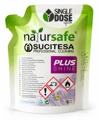 Vonios kambario valiklis NATURSAFE PLUS SHINE, koncentratas MINI, 50 ml
