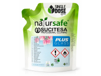 Langų ir stiklų valiklis NATURSAFE PLUS GLASS, koncentratas MINI, 50 ml