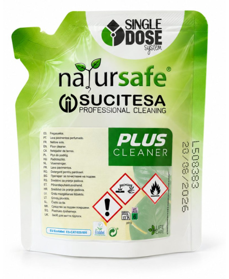 Grindų ploviklis NATURSAFE PLUS CLEANER, koncentratas MINI, 50 ml