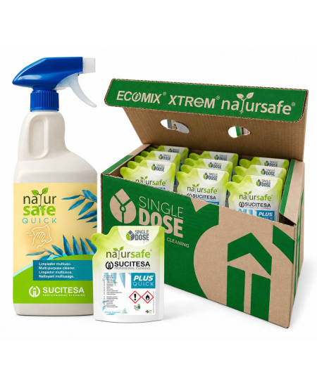 Universalus paviršių valiklis NATURSAFE PLUS QUICK, 16 vnt.
