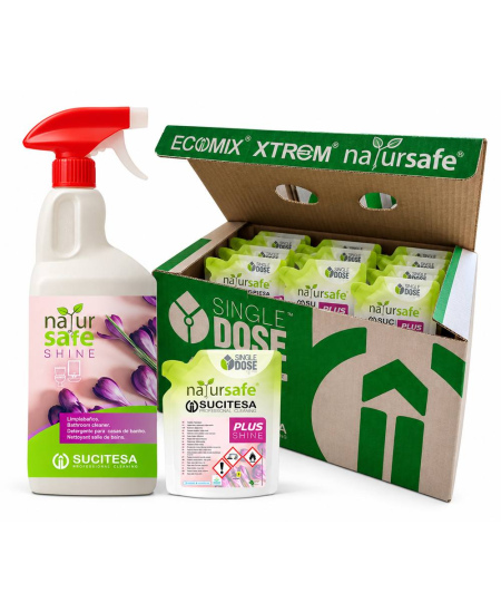 Vonios kambario valiklis NATURSAFE PLUS SHINE, 16 vnt.