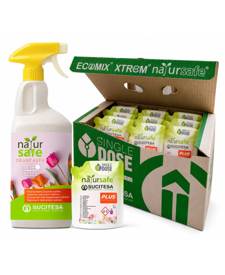 Valiklis virtuvei NATURSAFE PLUS DEGREASER, 16 vnt.
