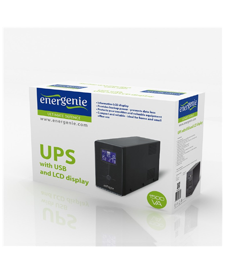 EnerGenie | UPS with USB and LCD display | EG-UPS-035 | 2000 VA | 1200 W