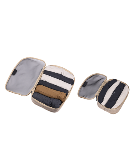 Thule | Packing Cube Set, 1x Medium, 1x Small | Packing Cube | Gentle Beige