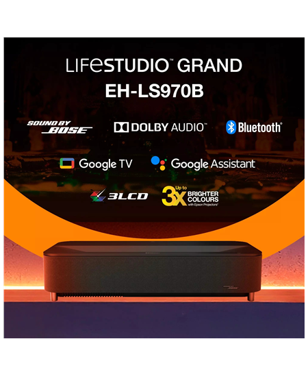 Epson EH-LS970B | 4000 ANSI lumens | 4K UHD (3840 x 2160) | Black | Wi-Fi