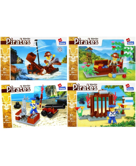 ALLEBLOX Konstruktorius Piratai 55-66 det