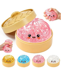 Squishy Dumpling slow rising žaislas su blizgučiais 5,5 cm