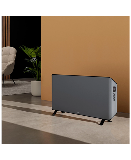 Duux Edge 2000 Smart Convector Heater 2000 W, Suitable for rooms up to 30 m², Gray, Indoor, Remote Control via Smartphone