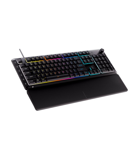 CORSAIR SKIFF 100 PLUS Wired RGB Membrane Gaming Keyboard, 10-Zoned RGB LED | Corsair