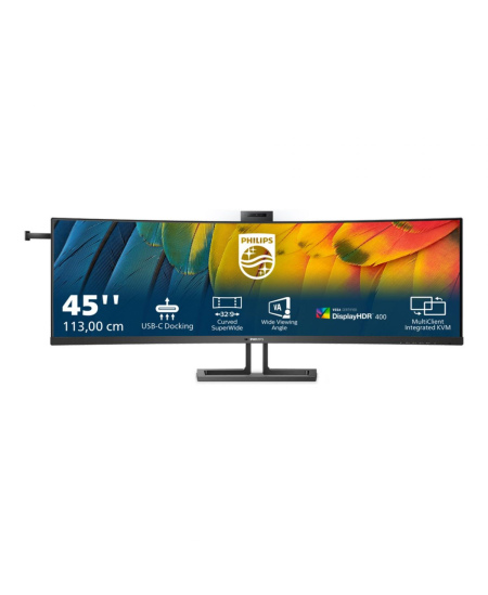 Philips | Curved Business Monito | 45B1U6900CH/00 | 44.5 " | VA | QHD | 32:9 | 60 Hz | 4 ms | 5120 x 1440 | 450 cd/m² | HD