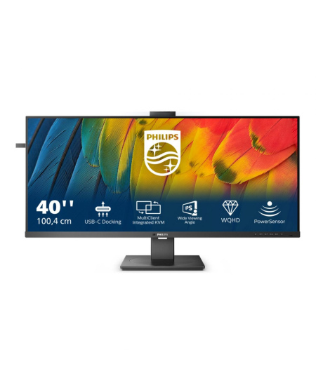 Philips | Business Monitor | 40B1U5601H/00 | 40 " | IPS | 21:9 | 100 Hz | 4 ms | 3440 x 1440 pixels | 300 cd/m² | Black