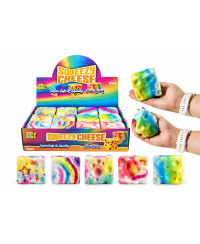 Kidz fun squishy slow rising žaislas įvairiaspalvis Sūris 5 cm