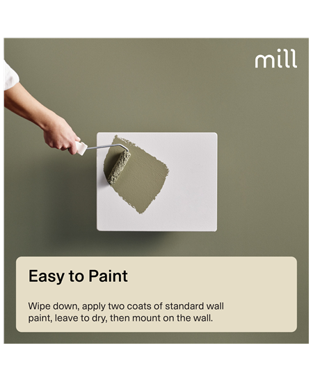 Mill Color Panel Heater | COLOR250 | Panel Heater | 250 W | Suitable for rooms up to 2-5 m² | Matte White | IPX4