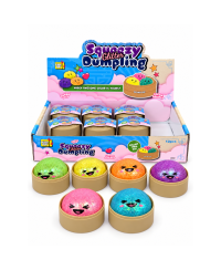 Kids Fun Squishy Dumpling žaislas su blizgučiais 5,5 cm