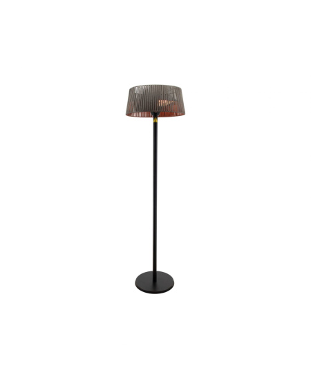 TunaBone Electric Standing Patio Heater, Double clear halogen heating lamps | TB1821SH-01 | Patio heater | 2100 W | Black