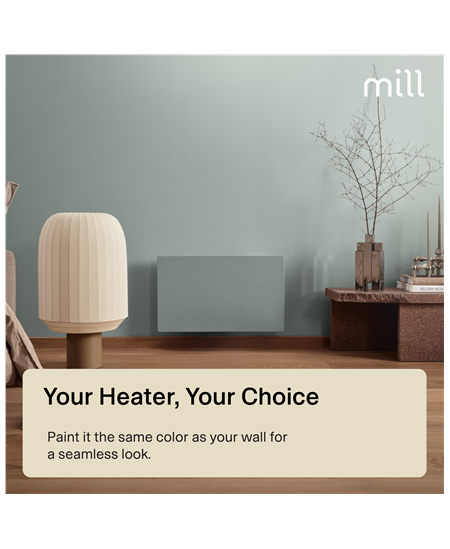 Mill Color Panel Heater | COLOR700DN | Panel Heater | 700 W | Suitable for rooms up to 9-12 m² | Matt White | IPX4