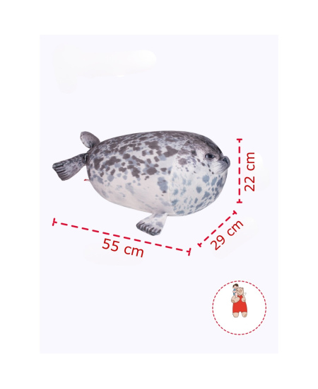 Minkštas pagalvė Fancy „Ruonis“, 50 cm