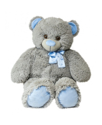 Minkštas meškinas FANCY „Silveris“, 48 cm