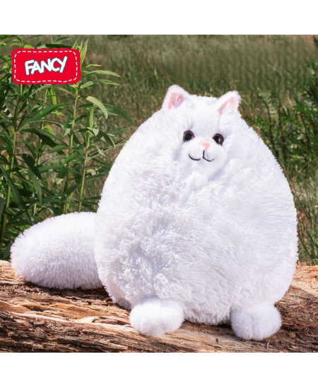 Minkštas žaislas FANCY „Katinas Baltutis“, 28 cm