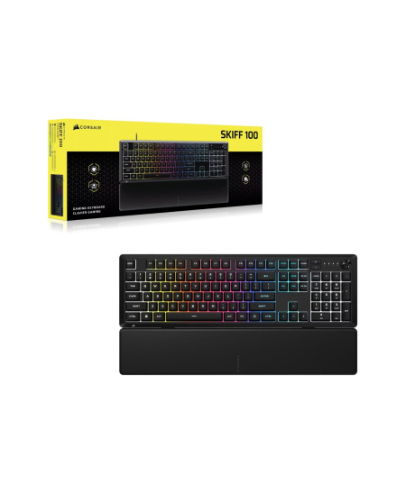 CORSAIR SKIFF 100 Wired RGB Membrane Gaming Keyboard, 10-Zoned RGB LED | Corsair