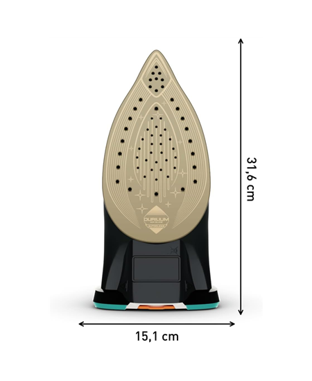 TEFAL | Ultimate Pure FV9844E0 | Steam Iron | 3200 W | Water tank capacity 350 ml | Continuous steam 60 g/min | Steam boost perf
