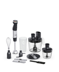 TEFAL | HB67G830 Quickchef+ | Hand Blender | 1000 W | Number of speeds 20 | Turbo mode | Black/Stainless steel