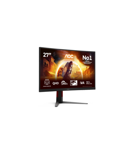 AOC CQ27G4Z2 Curved 34" 2560x1440/16:9/350cd/m2/1ms HDMI, DisplayPort, USB, Headphone out | AOC