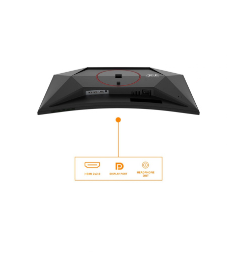 AOC CQ27G4Z2 Curved 34" 2560x1440/16:9/350cd/m2/1ms HDMI, DisplayPort, USB, Headphone out | AOC