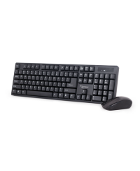 Gembird | Keyboard and mouse | KBS-W-01 | Keyboard and Mouse Set | Wireless | Mouse included | Batteries included | US | Black