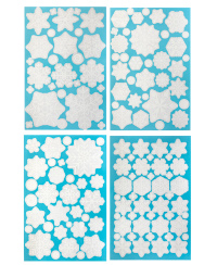 Lipdukai ant langų SNAIGĖS 137pcs