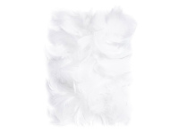 Plunksnos 5-12cm 10g, baltos