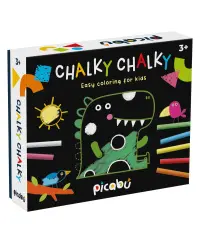 Piešimo lentelės su kreidutėmiss PICABU Chalky Chalky (3+)