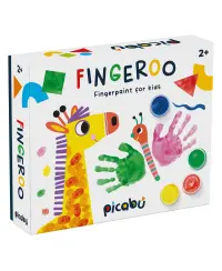 Spalvinimo rinkinys piešimui pirštais PICABU Fingeroo (2+)