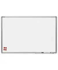 Balta magnetinė lenta 2X3 ALU23, 150x120 cm, lakuotas paviršius, aliuminio rėmas