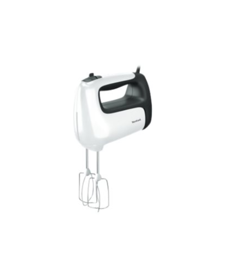 TEFAL | Hand mixer | HT461138 Prep'Mix+ | Hand Mixer | 500 W | Number of speeds 5 | Turbo mode | White/Grey