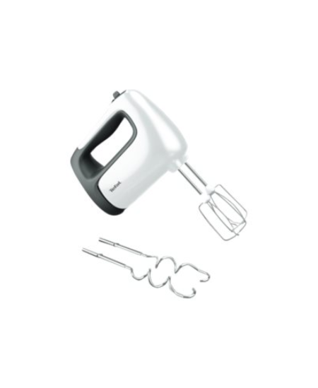 TEFAL | Hand mixer | HT461138 Prep'Mix+ | Hand Mixer | 500 W | Number of speeds 5 | Turbo mode | White/Grey