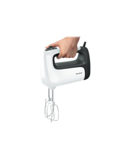 TEFAL | Hand mixer | HT461138 Prep'Mix+ | Hand Mixer | 500 W | Number of speeds 5 | Turbo mode | White/Grey