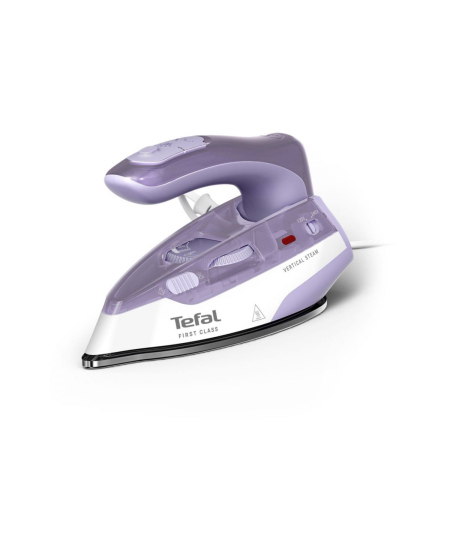 TEFAL First Class DB1612E0 | Steam Travel Iron | 1000 W | Continuous steam 10 g/min | Steam boost performance 45 g/min | White/P