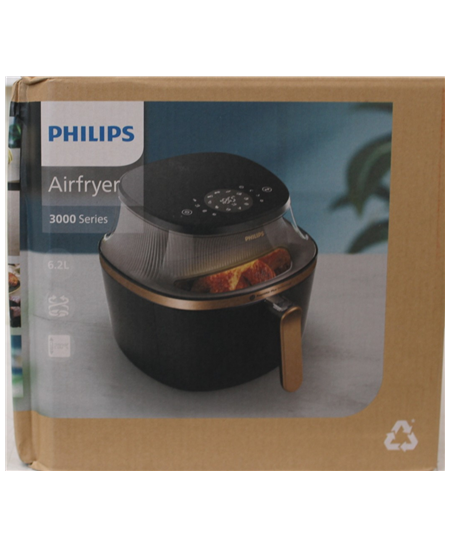 SALE OUT. Philips NA332/00 3000 series Airfryer, 6.2 L, Black | Philips Airfryer | NA332/00 3000 Series | Power 1700 W | Capacit