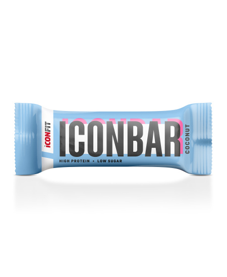Baltyminis batonėlis ICONFIT, kokosinis, 45 g