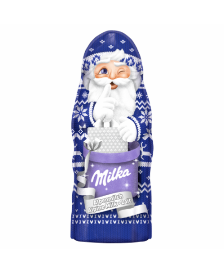 Pieninis šokoldas "Kalėdinis Senis" MILKA, 45 g
