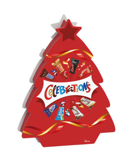 Saldinių rinkinys CELEBRATIONS Xmas Tree, 186g