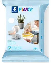 Molis FIMOair, džiūstantis ore, baltos spalvos, 1 kg
